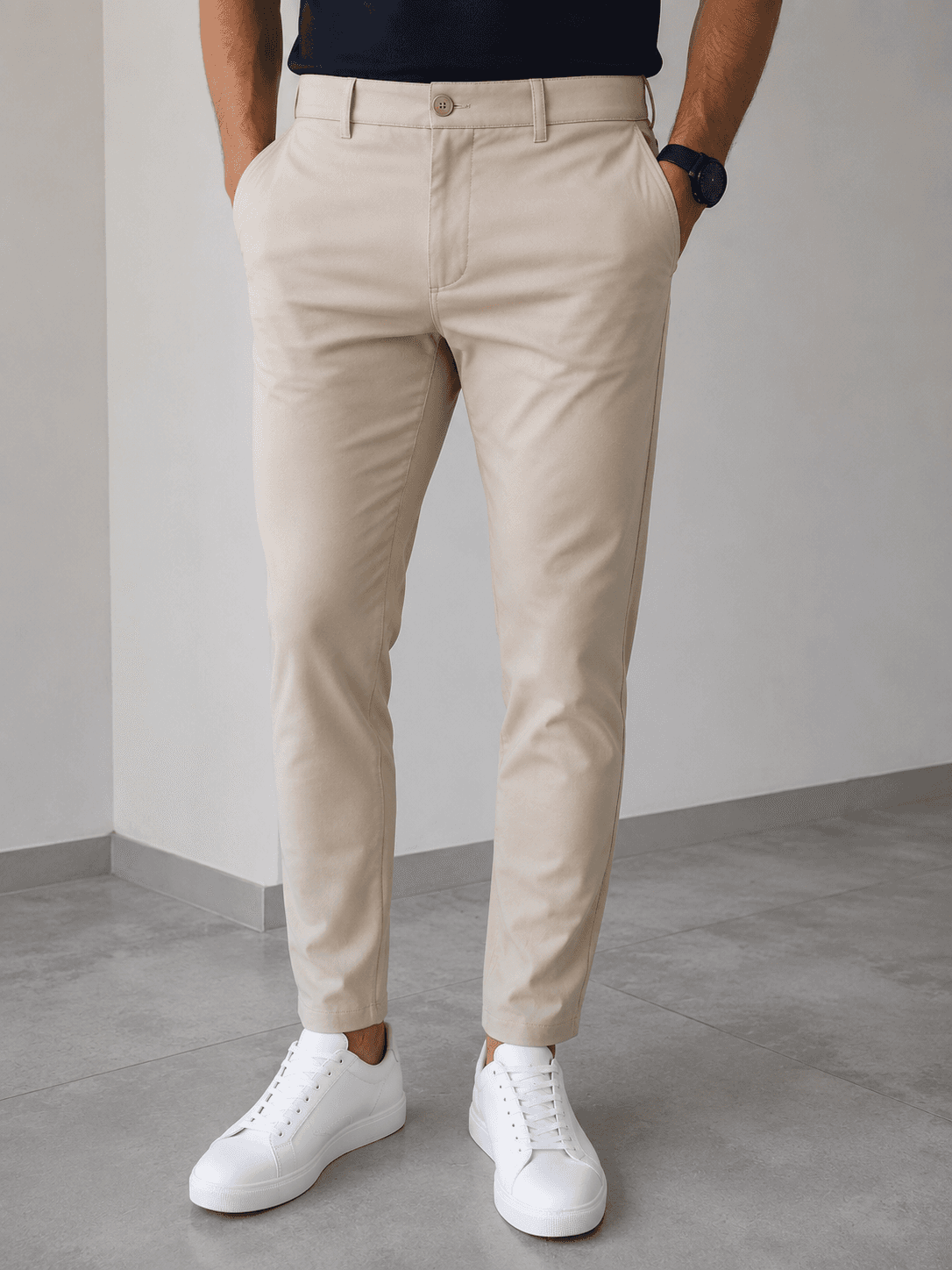 CALÇA ZARA ALFAIATARIA — BEGE 2